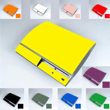 10 טהור נקי מוצק צבעים ויניל עור מדבקת Sony PS3 המקורי שמנים, עורות מדבקות