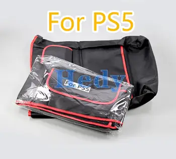 10PCS עבור Sony 5 שחור ניילון אופקי כיסוי אבק אבק השומר עמיד למים כיסוי שרוול עבור PS5 קונסולה דיגיטלית דיסק Edition