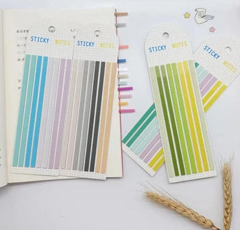 160 גיליונות צבע מדבקות שקוף פלורסנט מדד כרטיסיות דגלים דביק הערה כתיבה לילדים מתנות ס ציוד משרדי