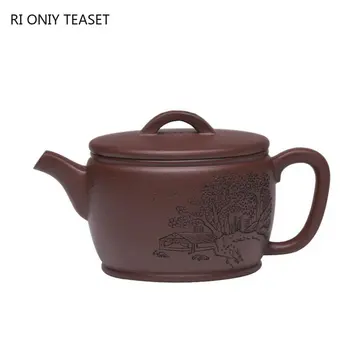170ml Yixing המפורסם סגול קליי קומקומים סיני בעבודת יד תה סיר גלם עפרות סגול בוץ קומקום High-end זישה ערכת תה אוסף