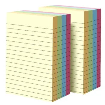 200 גיליונות דביקים עמוד הערות סמן תלמיד צבעוני מדד כרטיסיות Scribed פתקים דביקים לציוד משרדי