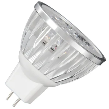 4W Dimmable נורת LED MR16/3200K לבן חם LED אור הזרקורים/50 וואט שווה ערך דו Pin GU5.3 בסיס/330 לומן 60 מעלות זווית Beam
