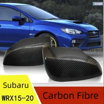 Aksesori מובייל עבור סובארו WRX STi 2015-2020 2021, penutup cermin samping pintu של karbon ABS 2 buah על סובארו Levorg 2015-2019