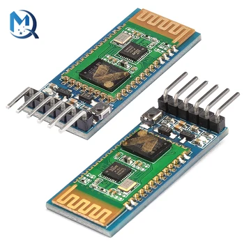 HC-05 אדון-עבד 6Pin אנטי-הפוך, משולב Bluetooth סדרתי Pass-Through-מודול אלחוטי סדרתי עבור Arduino