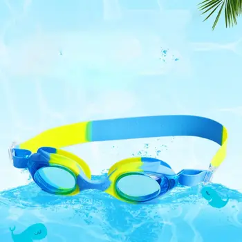 HD צלילה משקפי שחייה ציוד אנטי ערפל 3-14Y צבעוני ילדים בריכת משקפיים לשחות משקפי צלילה משקפי ילדים, משקפי שחייה