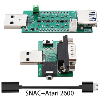 USB 3.0 SNAC מתאם+אטארי 2600 עבור מר בקר משחק Conveter סיוע חלקי קיט עבור De10nano אדוני FPGA אדוני IO לוח