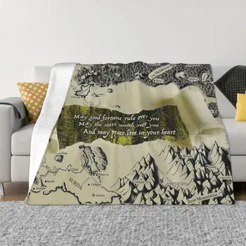 אראגון האלפים ברכה שמיכה כיסוי מיטה על מיטה קטיפה האולטרה