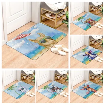 הוואי סגנון slip שאינם מקלחת שטיח האמבטיה שטיח קישוט הבית שטיח הרצפה מטבח חדר שינה סלון רך סופג מחצלת דלת