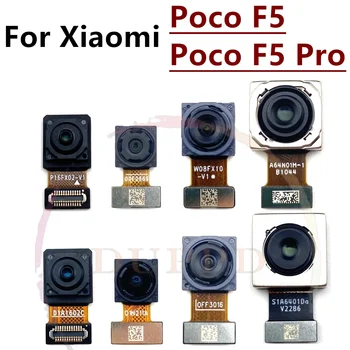 החזית האחורית של המצלמה הראשית עבור Xiaomi פוקו F5 Pro F5Pro המקורי חזיתית מול Seilfie קטן העיקרית גדול, מצלמה אחורית להגמיש כבלים