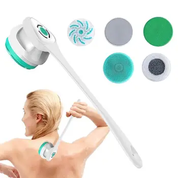 חשמלי מברשת גוף למקלחת מברשת ניקוי וציוד חשמלי הפנים וציוד עבור בנות פנים לניקוי הגוף Scrubber על