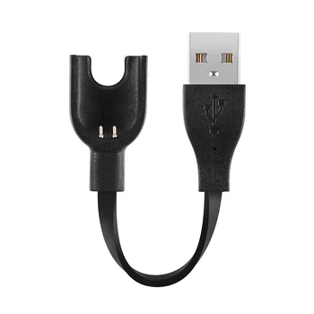 טעינת קו נסיעות USB שחור משקל יציב שידור החלפת TPE אביזרים חכמים הצמיד מטען עבור Mi Band 3