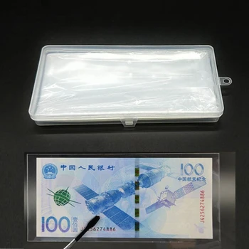 כסף דף של נייר כסף מטבע אלבום מטבע כסף מחזיקי PVC שקוף נייר כסף שטרות תיבה עם