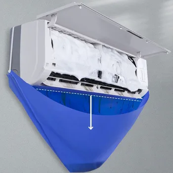 מיזוג אוויר ניקוי כיסוי נייד מיזוג אוויר מפוצלת ניקוי התיק בבית Dustproof מזגן מסנן כלי ניקוי