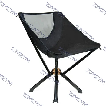 נייד חיצוני כיסא מתקפל לקמפינג אלומיניום קל משקל הירח כיסא פיקניק כיסא דייג צואה המחנה הכיסא