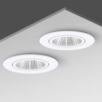 ניתן לעמעום LED Downlights קלח שקוע תקרה מנורות אורות ספוט 5W 7W 9W 12W 15W התאמת זווית הביתה התאורה בחדר 220V 110V
