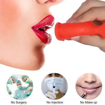 נשים סקסי סיליקון מלא שפתיים מלאות יותר דגים צורת השפתיים השפתיים משפר הפה Pro שפתיים שמנמן כלי המכשיר