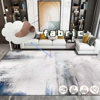 סגנון אירופאי מופשט Speckle דיו אור יוקרה שטיחים עבור הסלון עיצוב הבית גדול שטיחים רחיץ שולחנות קפה שטיח