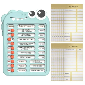 פלסטיק הספר לעשות רשימה יומית תכנון מטלות התזכיר הביתה DIY המשימות לוח הזמנים של המשרד למידה