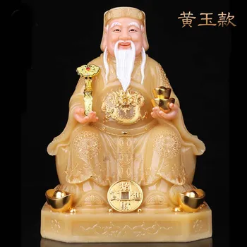 ציון גבוה הזהבה ג ' ייד בודהה להבין את אסיה הביתה חנות שגשוג הגנה אלוהים של עושר CAI SHEN טו די גונג פאנג שואי פסל