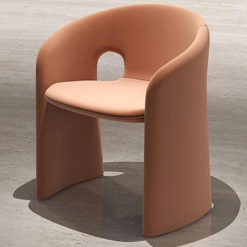 קפה כורסה סעודות הכיסא יצירתי כיסא בחדר האוכל כסא עץ מלא מסגרת מודרנית המשרד Poltrona הרהיטים בסלון