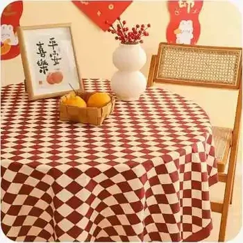 שנה חדשה של הארנב קישוט אווירה הגיוני שולחן אוכל, תה שולחן עגול כרית, על ראש השנה הסיני.