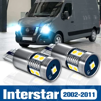 2pcs סיווג LED הנורה חניה המנורה אביזרים Canbus על ניסן Interstar 2002-2011 2004 2005 2006 2007 2008 2009 2010