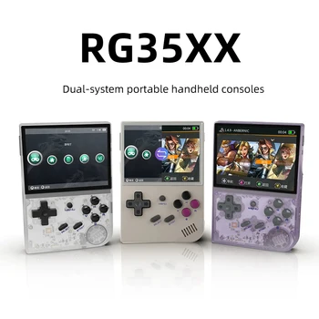 RG35XX נייד רטרו כף יד קונסולת משחק עם 3.5 אינץ מסך סוללה נטענת קלאסי משחק וידאו מערכת מחשב