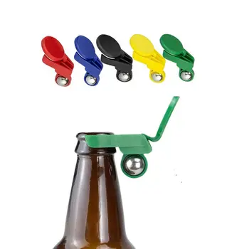 באופן אוטומטי בירה הפקק חזק יצירתי הבקבוק האטום העליון פלסטיק לשימוש חוזר חיסכון המכסה סודה