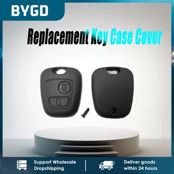 המחליף מפתח Case כיסוי עבור Aygo 2 כפתורים מרחוק FOB קליפה ריקה, להב אין לוגו אביזרי רכב אוטומטי מרחוק נעילת מקשים