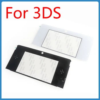 עבור 3DS עליון חומר תצוגת מסך LCD כיסוי עבור Nintendo 3DS מסך המראה את המשחק אבזרים תיקון החלפת לוחות פלסטיק