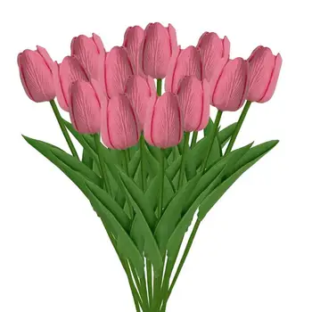 צבעונים פרחים מלאכותיים לשימוש חוזר דקורטיביים פרחים מזויפים נייד אגרטל פרחים צבעוני רב תכליתי זר למסיבה עיצוב הבית