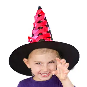 תינוק ליל כל הקדושים תחפושת המכשפה מהאגדות אביזרים מפואר מכשפה להתלבש תחפושת המכשפה הגולגולת המטאטא סרט הכובע על מסיבת נושא